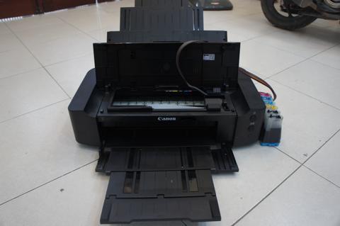 Máy in Canon khổ A3 lắp bộ tiếp mực ngoài 6 màu
