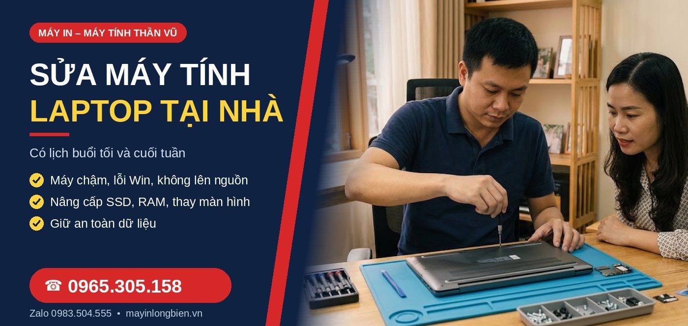 Sửa máy tính, laptop tại nhà Hà Nội