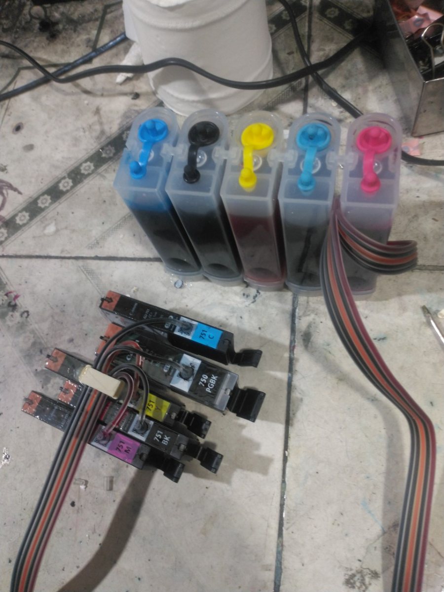 Bộ dẫn mực dùng thỏi hãng PGI-750, CLI-751 theo máy