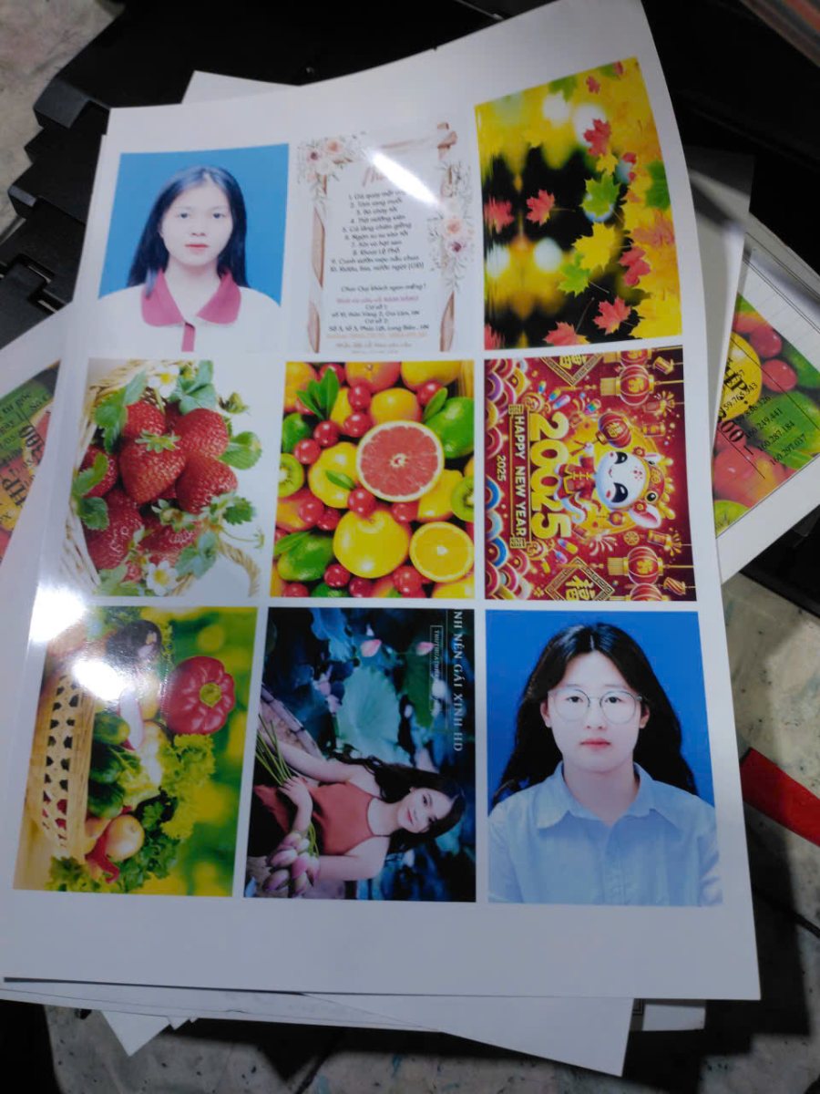 Bản in màu thực tế