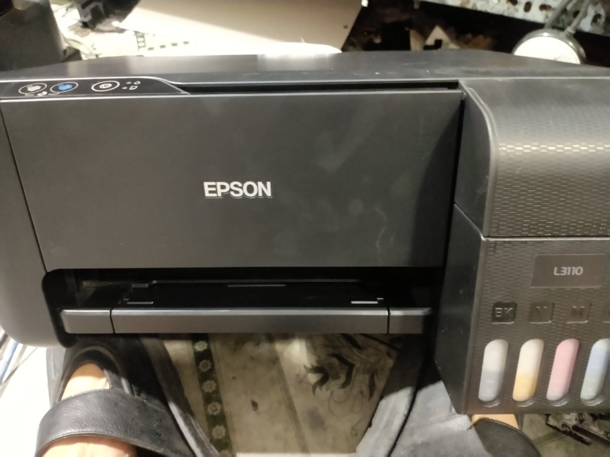 Máy in Epson L3110 cũ đa năng tại Thần Vũ, bình mực 4 màu