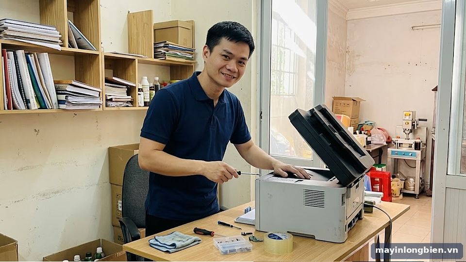 Sửa máy in cho văn phòng cơ sở sản xuất gia đình ở Hoài Đức