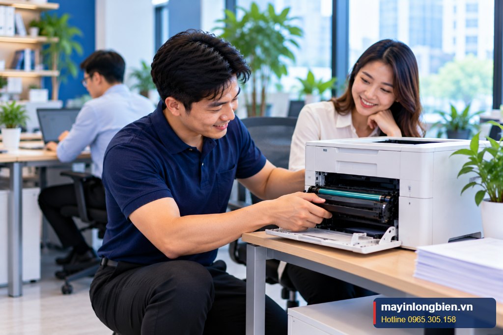 Máy in cũ nhỏ gọn Canon LBP 226dw cho văn phòng nhỏ, in hai mặt, in mạng