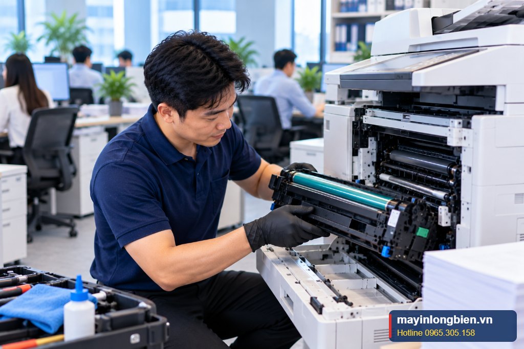 Máy photocopy Ricoh văn phòng cần sửa tại Hà Nội