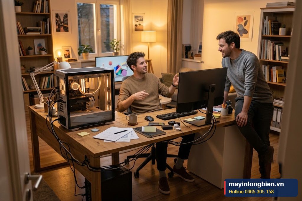Máy đồ họa chạy render ổn định sau khi xử lý lỗi thiếu nguồn card Máy đồ họa chạy render ổn định sau khi xử lý lỗi thiếu nguồn card