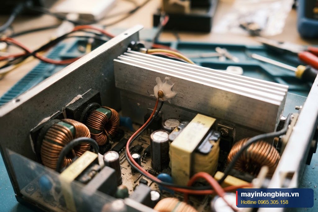 Cảm biến nhiệt NTC gắn trên tản nhiệt thứ cấp của nguồn máy tính Cảm biến nhiệt NTC gắn trên tản nhiệt thứ cấp của nguồn máy tính