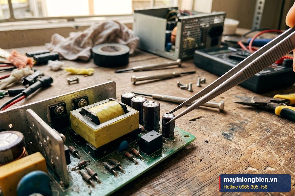 Mạch nguồn phụ 5VSB gây tiếng rít khi tắt máy Mạch nguồn phụ 5VSB gây tiếng rít khi tắt máy