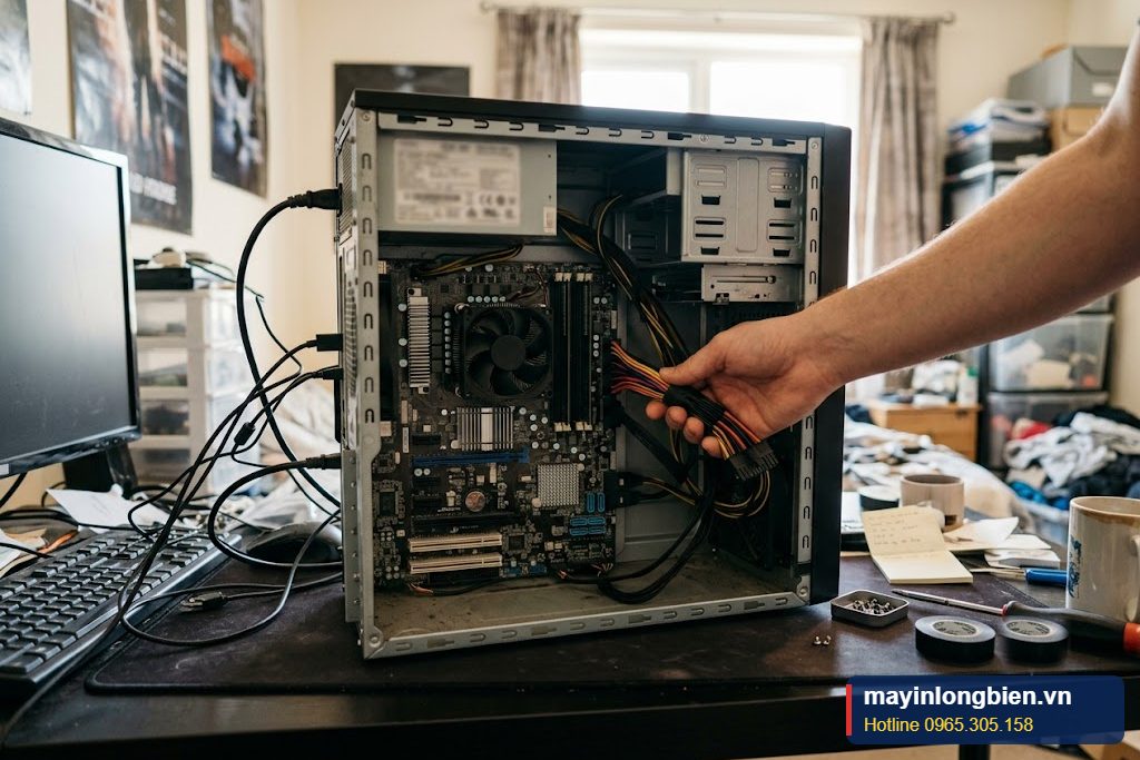 Mainboard không có đèn chờ do mất nguồn phụ 5VSB Mainboard không có đèn chờ do mất nguồn phụ 5VSB