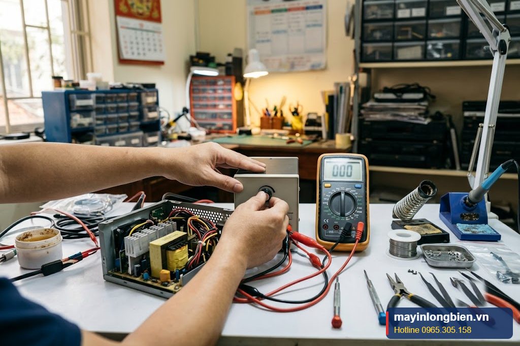 Đo 5VSB khi có tải giả để phát hiện chết nguồn phụ Đo 5VSB khi có tải giả để phát hiện chết nguồn phụ