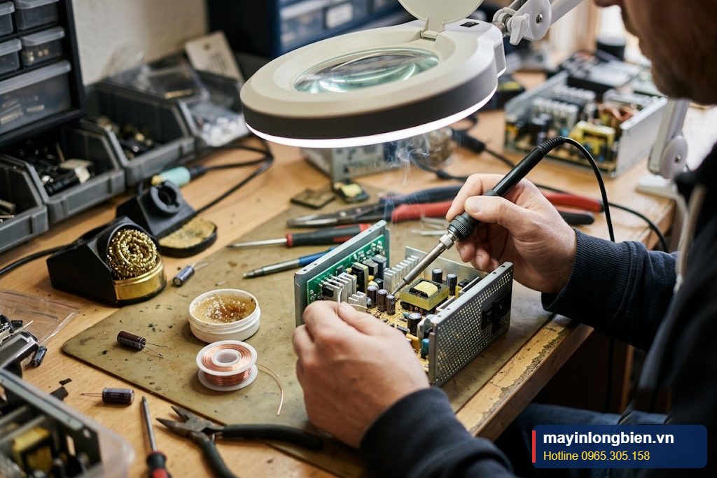 Thay tụ và IC mạch nguồn phụ 5VSB cho nguồn nóng khi tắt máy Thay tụ và IC mạch nguồn phụ 5VSB cho nguồn nóng khi tắt máy