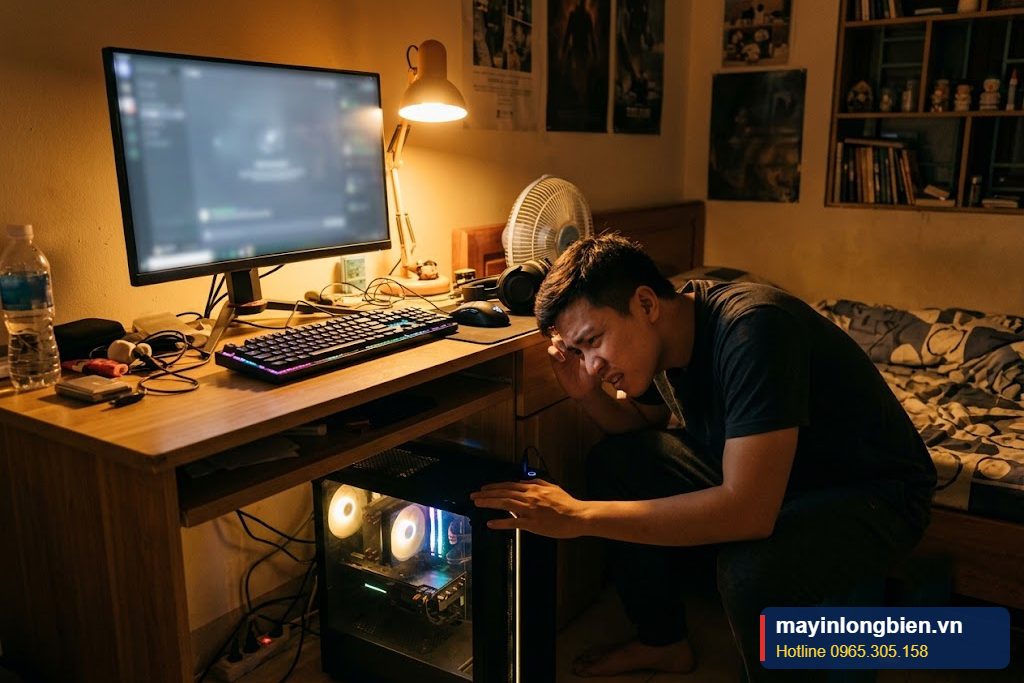 Máy tính chơi game có nguồn kêu rít khi chạy game FPS cao
