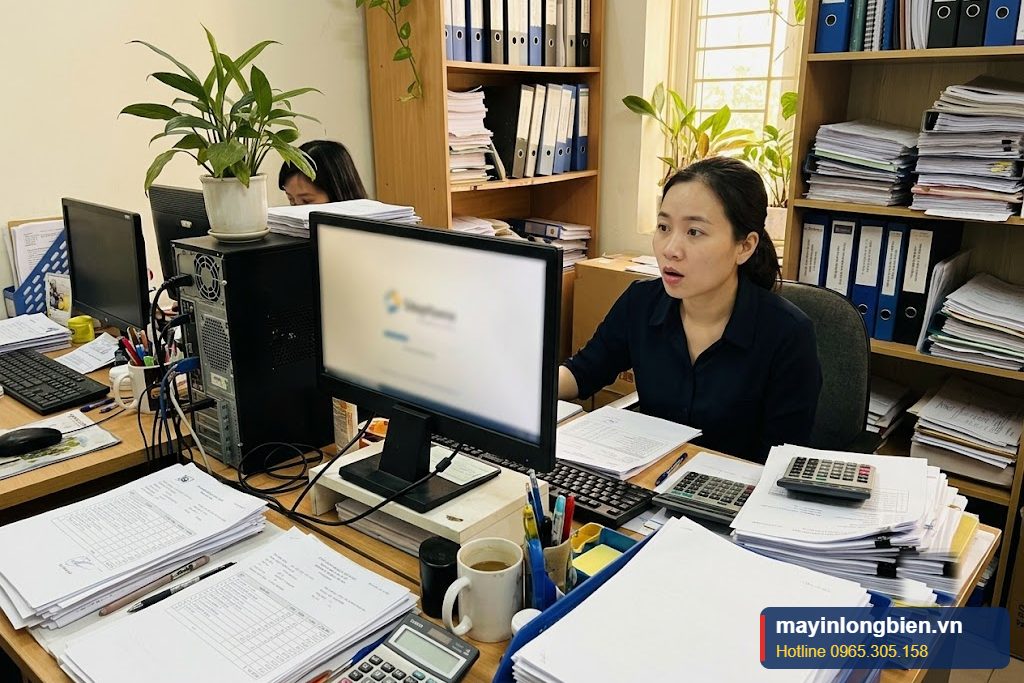 Máy tính văn phòng tự khởi động lại do nguồn khi đang làm việc Máy tính văn phòng tự khởi động lại do nguồn khi đang làm việc