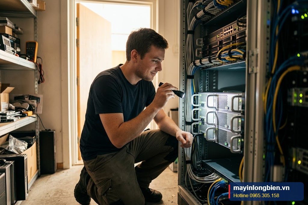 Kỹ thuật viên sửa nguồn server, bảo trì nguồn máy chủ cho doanh nghiệp tại Hà Nội