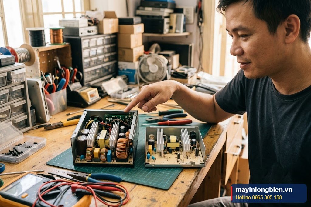 So sánh bên trong để nhận biết nguồn Antec chính hãng trước khi sửa So sánh bên trong để nhận biết nguồn Antec chính hãng trước khi sửa