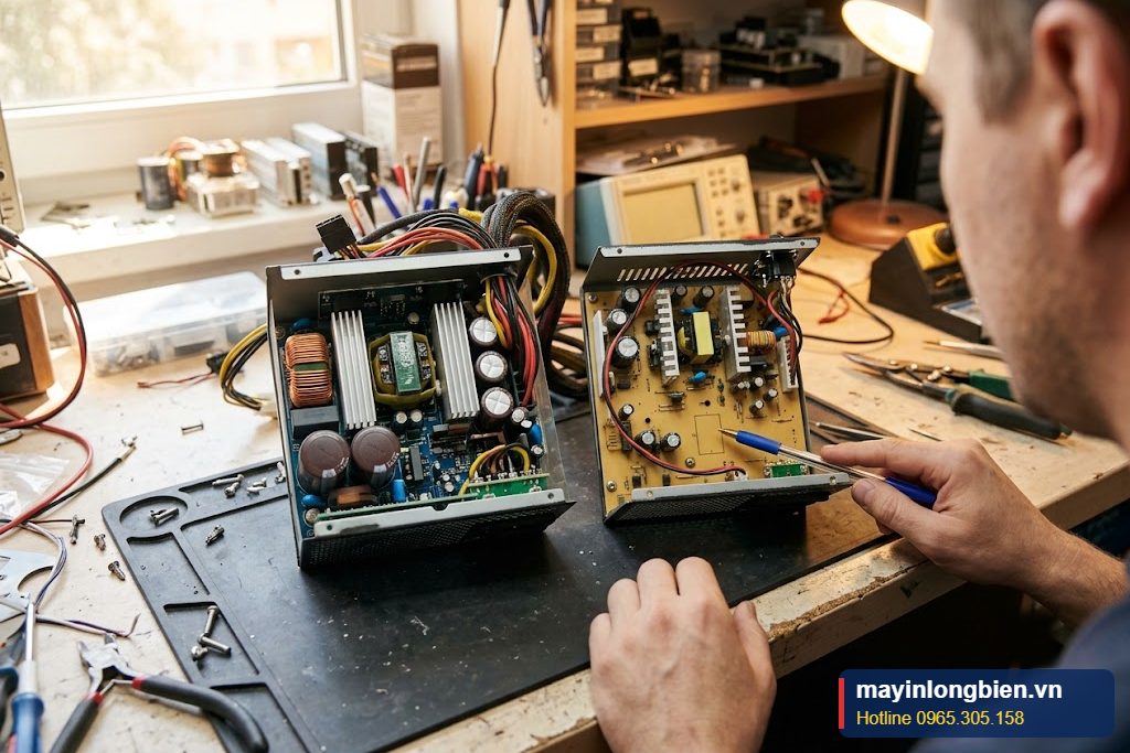 So sánh bên trong để nhận biết nguồn Deepcool chính hãng So sánh bên trong để nhận biết nguồn Deepcool chính hãng