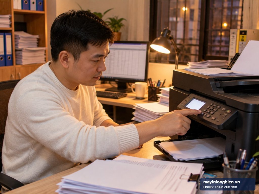 Brother MFC-T910DW không gửi được fax – Thần Vũ Hà Nội