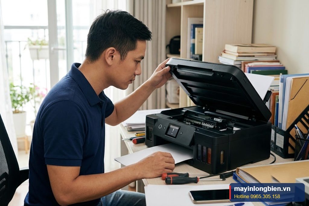 Sửa máy in Canon G3770 báo lỗi đầu in 1471 tại nhà ở Hà Nội