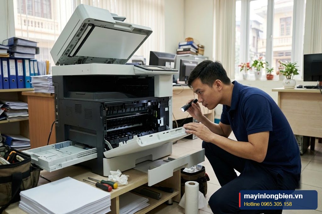 Sửa máy in Canon G7020 báo lỗi 6000 tại văn phòng hành chính Hà Nội