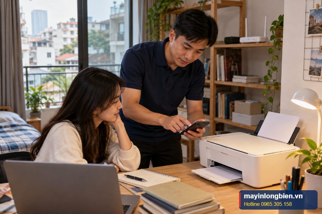 Sửa máy in Canon TS307 kết nối WiFi với điện thoại tại phòng học ở Hà Nội Sửa máy in Canon TS307 kết nối WiFi với điện thoại tại phòng học ở Hà Nội
