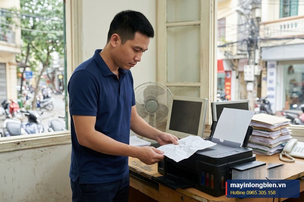 Sửa máy in Epson L130 kẹt giấy ở khay nạp sau tại văn phòng Hà Nội