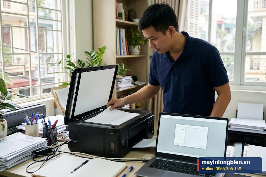 Sửa máy in Epson L405 không scan được qua Wi-Fi tại nhà ở Hà Nội