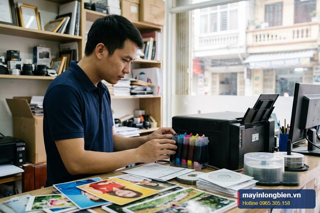 Kỹ thuật kiểm tra máy in Epson L810 L850 bị mất màu tại cửa hàng in ảnh Hà Nội Kỹ thuật kiểm tra máy in Epson L810 L850 bị mất màu tại cửa hàng in ảnh Hà Nội