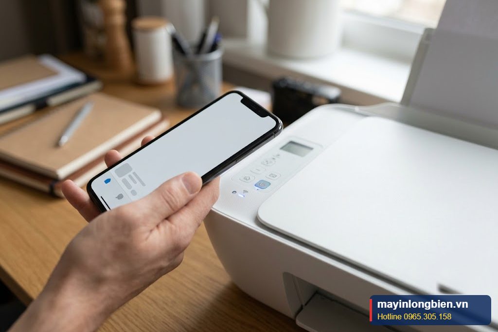 Kết nối máy in HP Smart Tank 515 với điện thoại qua WiFi
