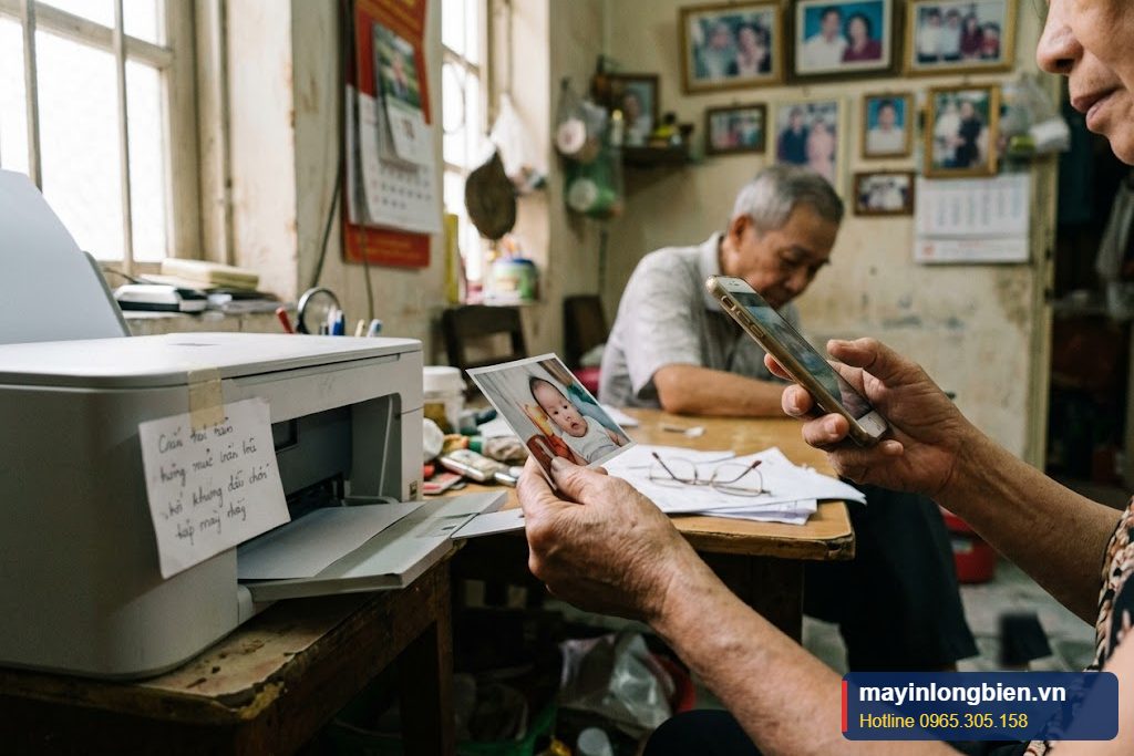 Máy in cho người cao tuổi đặt trong căn hộ tập thể Nghĩa Tân, Cầu Giấy Máy in cho người cao tuổi đặt trong căn hộ tập thể Nghĩa Tân, Cầu Giấy