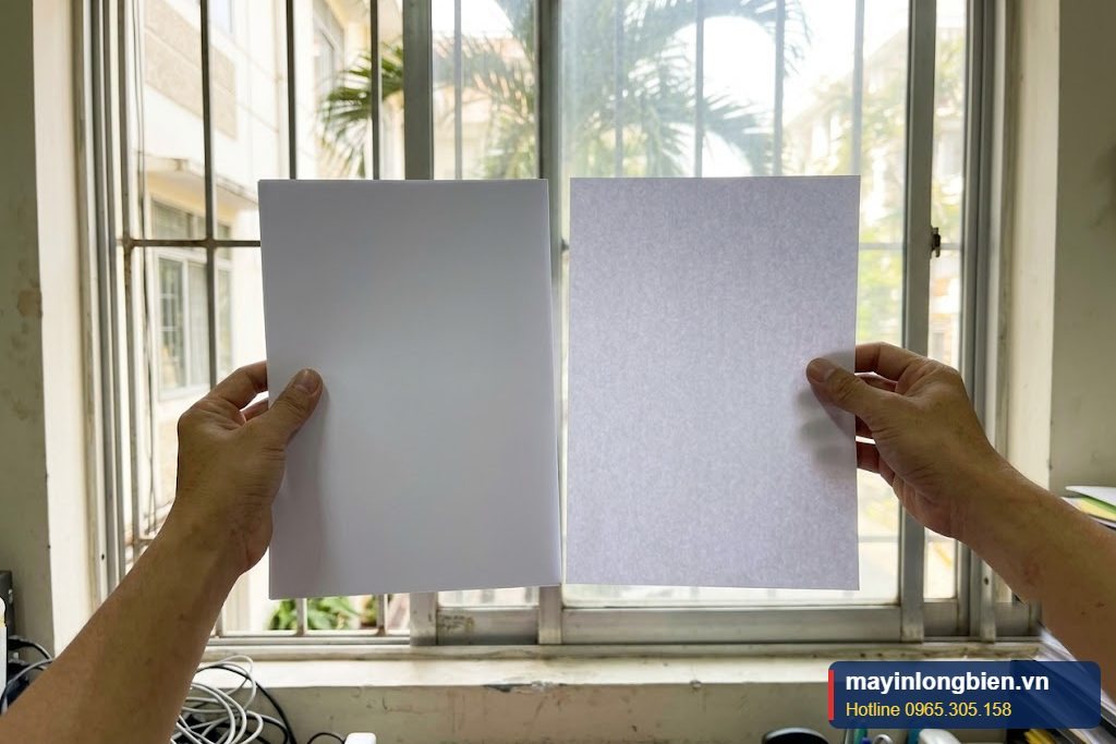 So sánh độ dày giấy 70gsm và 80gsm So sánh độ dày giấy 70gsm và 80gsm