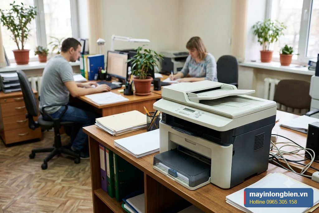 Máy in đa năng nhỏ gọn cho văn phòng ít người