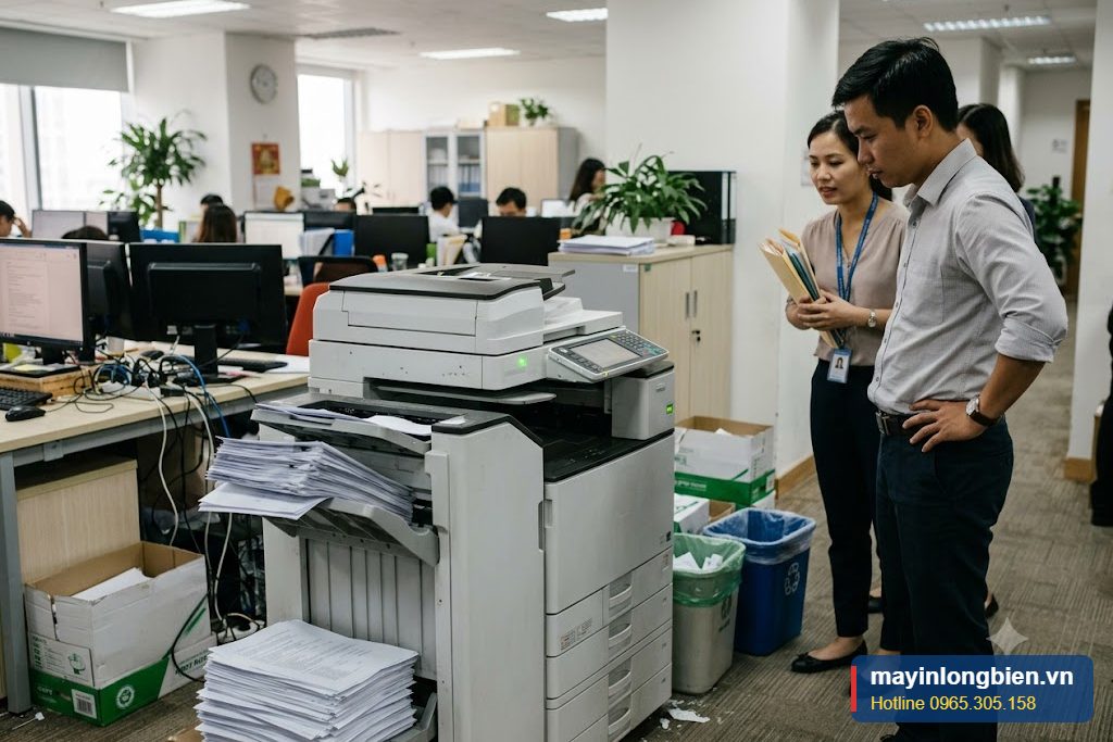 Máy photocopy in số lượng lớn cho văn phòng đông người