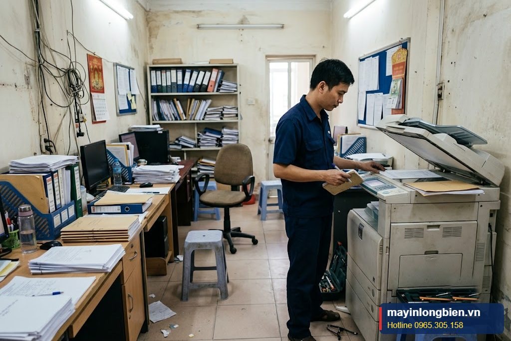 Kỹ thuật kiểm tra máy photocopy cũ để định giá