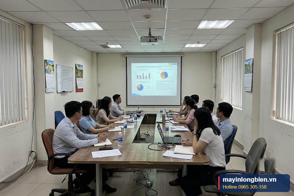 Máy chiếu phòng họp lên hình rõ nét sau khi xử lý