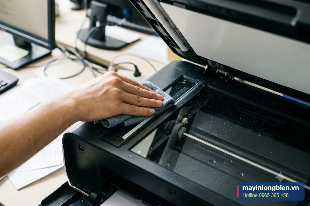 Lau dải kính quét máy scan bằng khăn sợi mịn Lau dải kính quét máy scan bằng khăn sợi mịn