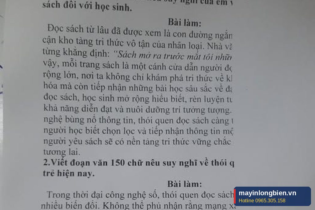 Tài liệu gốc chữ rõ nét nhưng bản scan mặt sau bị mất chữ, nhòe Tài liệu gốc chữ rõ nét nhưng bản scan mặt sau bị mất chữ, nhòe