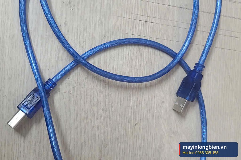 Cáp USB máy scan loại có lõi chống nhiễu dùng để thay thế khi cáp cũ lỗi