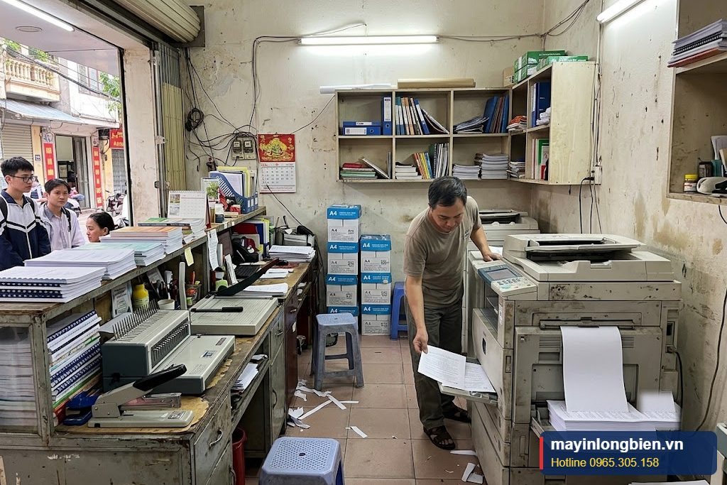 Máy photocopy tiệm photo chạy ổn định sau bảo dưỡng Máy photocopy tiệm photo chạy ổn định sau bảo dưỡng