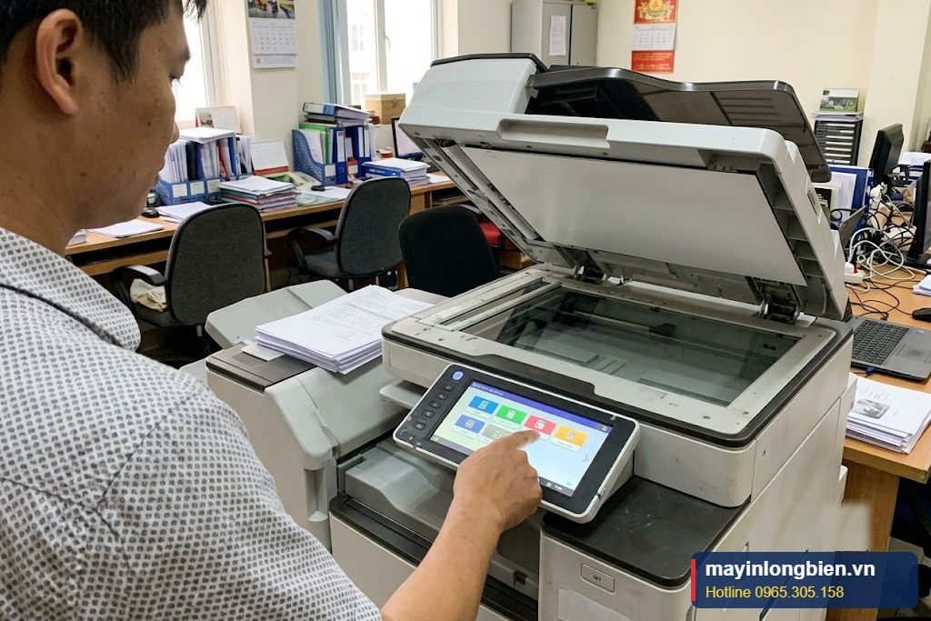 Bảng điều khiển máy photocopy hoạt động bình thường sau khi thay màn hình Bảng điều khiển máy photocopy hoạt động bình thường sau khi thay màn hình