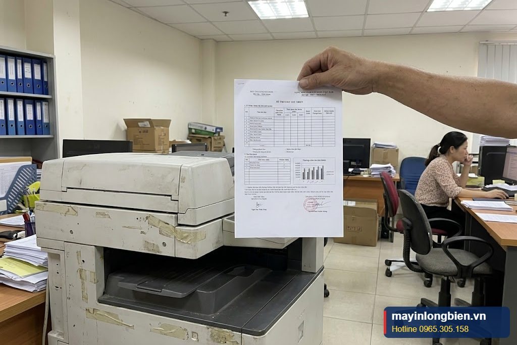 Bản copy rõ ràng sau khi xử lý lỗi
