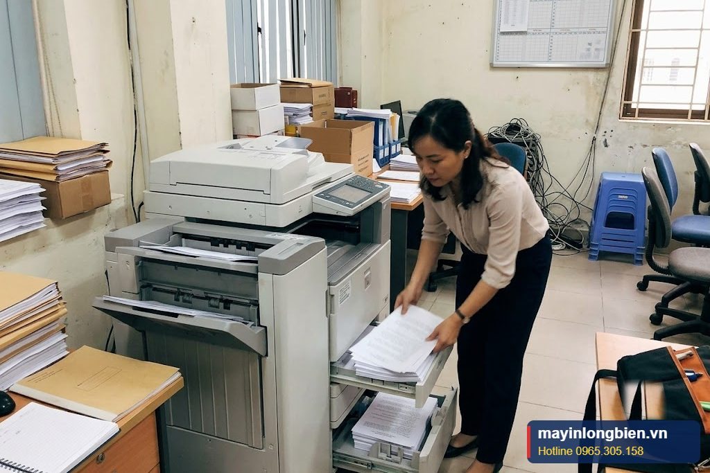 Máy photocopy hoạt động bình thường sau khi xử lý lỗi Máy photocopy hoạt động bình thường sau khi xử lý lỗi