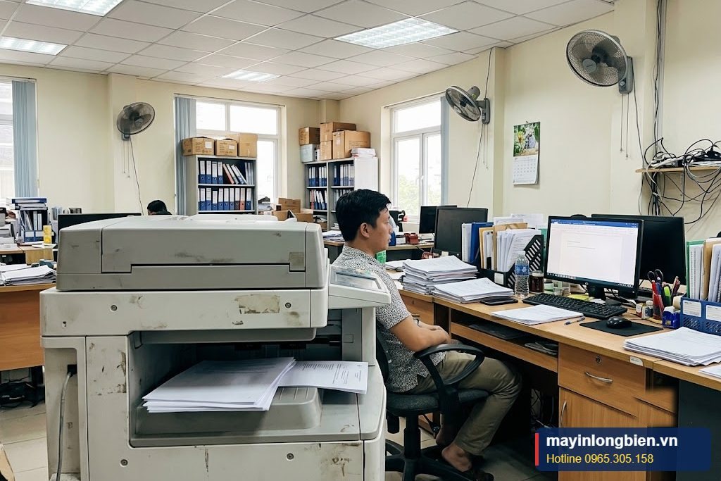 Văn phòng in qua mạng LAN thành công sau khi cấu hình Văn phòng in qua mạng LAN thành công sau khi cấu hình