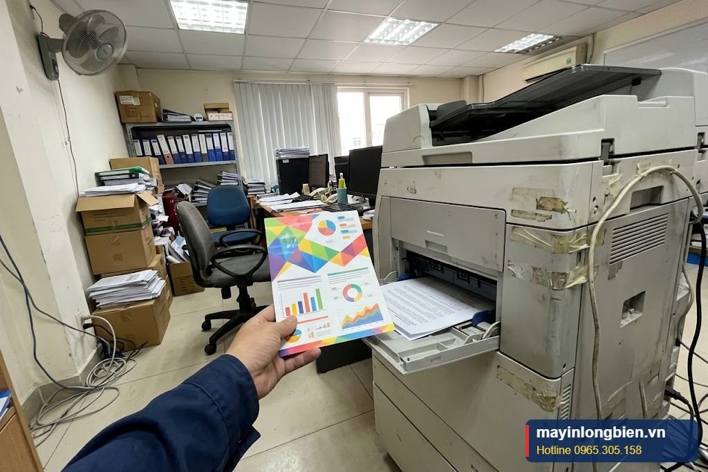 Bản in màu chuẩn sau khi cân chỉnh màu