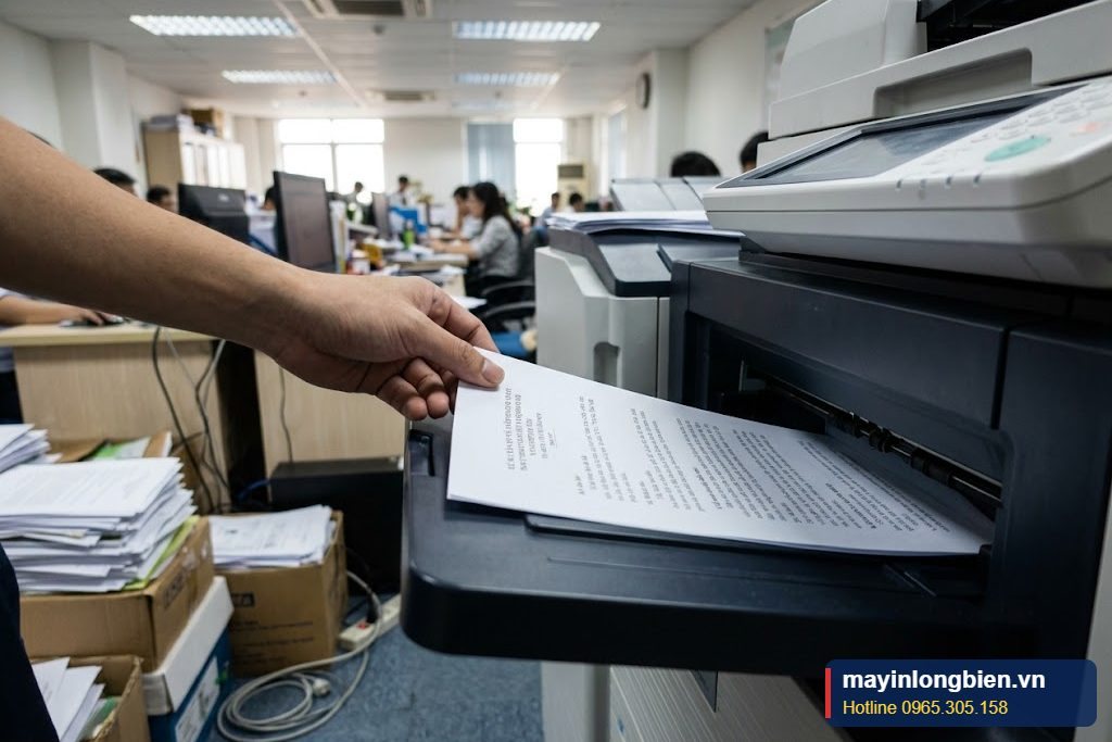 Bản copy nền trắng sạch sau khi thay trống và từ Bản copy nền trắng sạch sau khi thay trống và từ