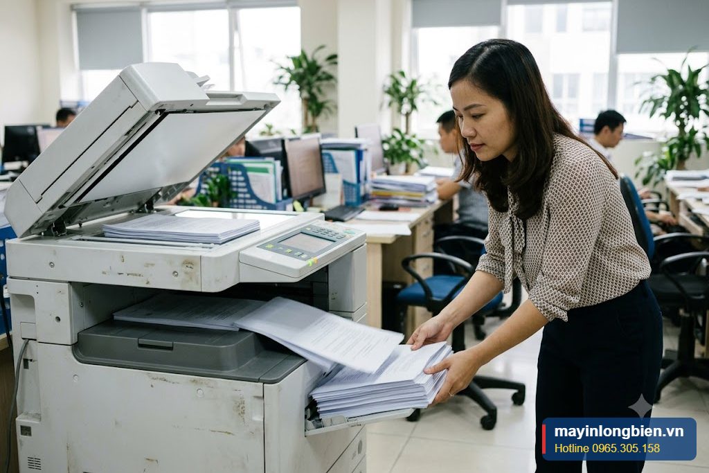 Máy photocopy chạy ổn định sau khi được bảo dưỡng Máy photocopy chạy ổn định sau khi được bảo dưỡng