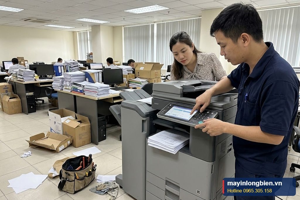 Kỹ thuật bàn giao máy photocopy và hướng dẫn sử dụng sau khi sửa Kỹ thuật bàn giao máy photocopy và hướng dẫn sử dụng sau khi sửa