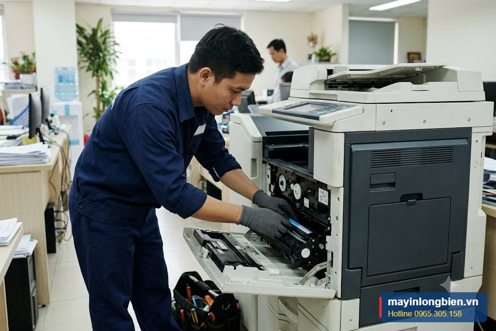 Kỹ thuật bảo trì máy photocopy trong gói thuê