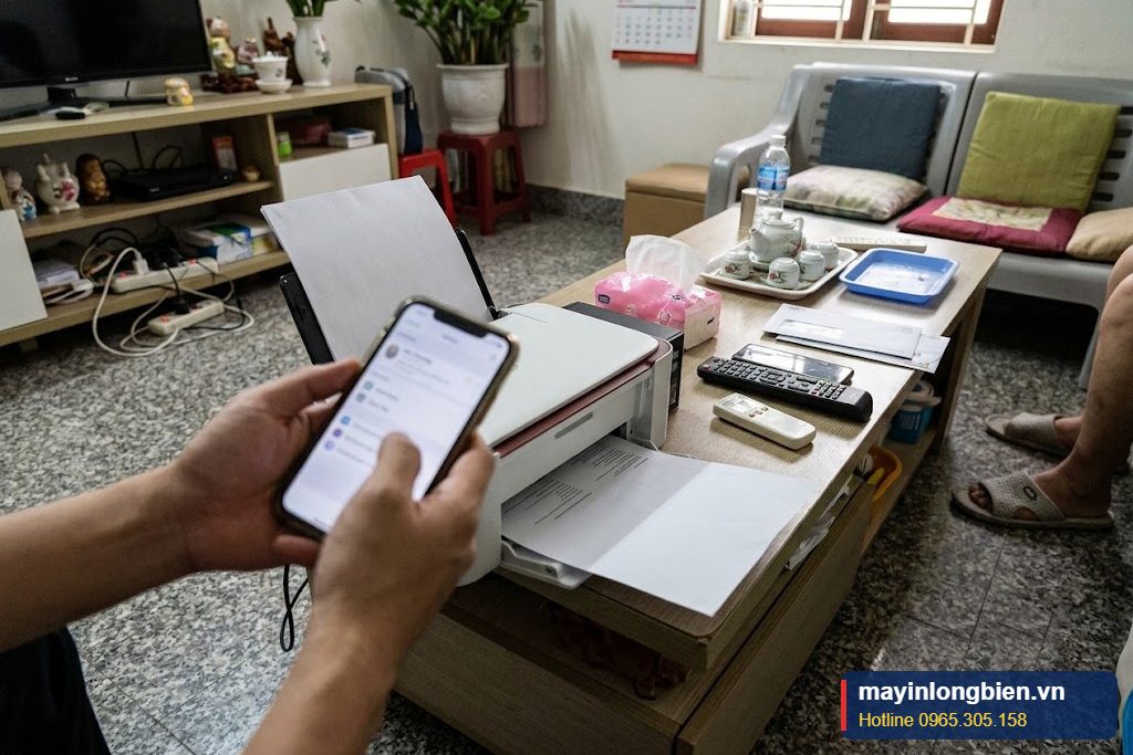 In tài liệu từ điện thoại qua wifi với máy in gia đình