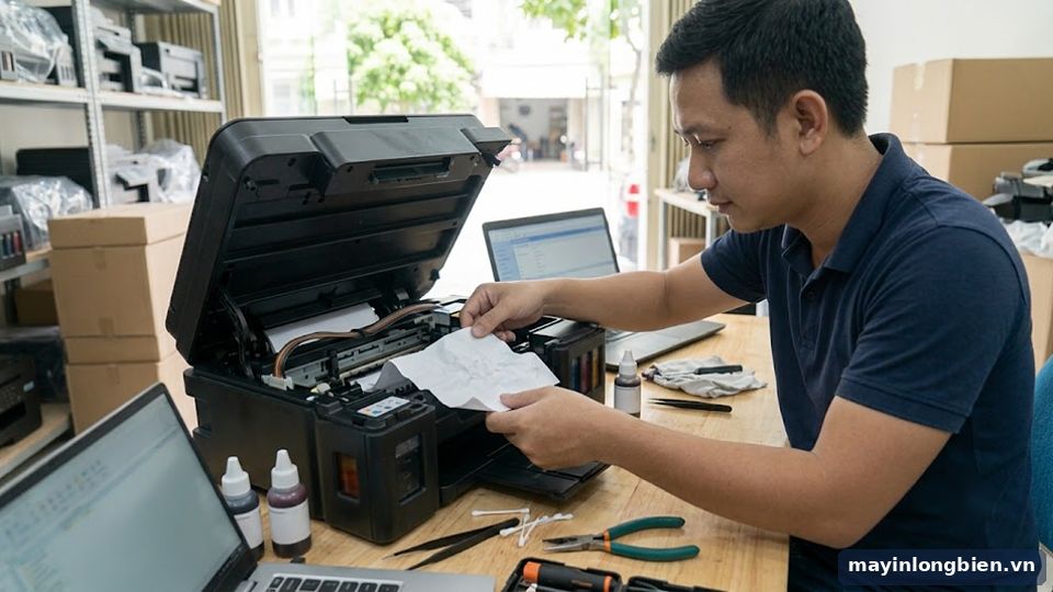 Xử lý kẹt giấy máy in phun màu chi phí thấp Xử lý kẹt giấy máy in phun màu chi phí thấp
