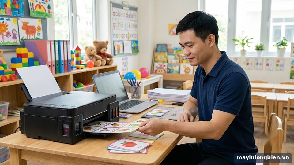 máy in Canon cho trường mầm non