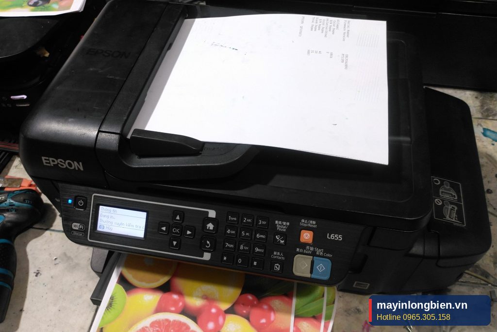 Máy in phun Epson báo lỗi đèn nháy cần kiểm tra Máy in phun Epson báo lỗi đèn nháy cần kiểm tra